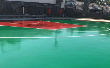 铜川篮球场翻新地面